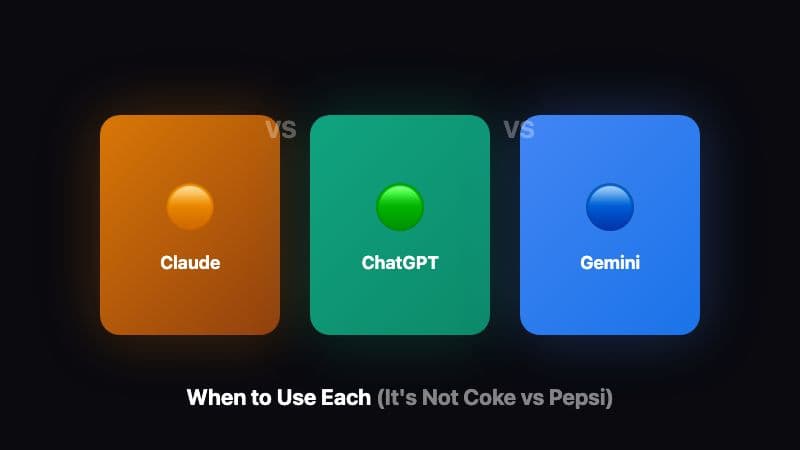 Most People Treat AI Models Like Coke vs Pepsi. That's the Wrong Mental Model.